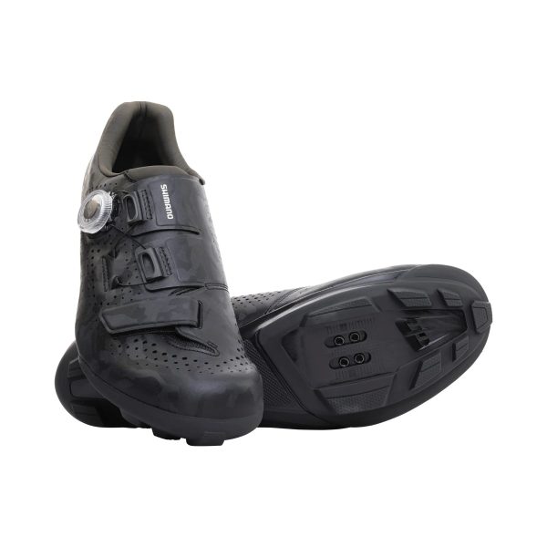 Shimano RX6E SPD Gravel Shoe - Wide - Black Cheap - Image 2