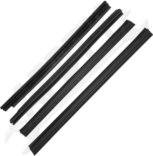 APDTY 172039 Door Glass Weatherstrip Kit; Front; Replaces 55235408K4 Online Sale